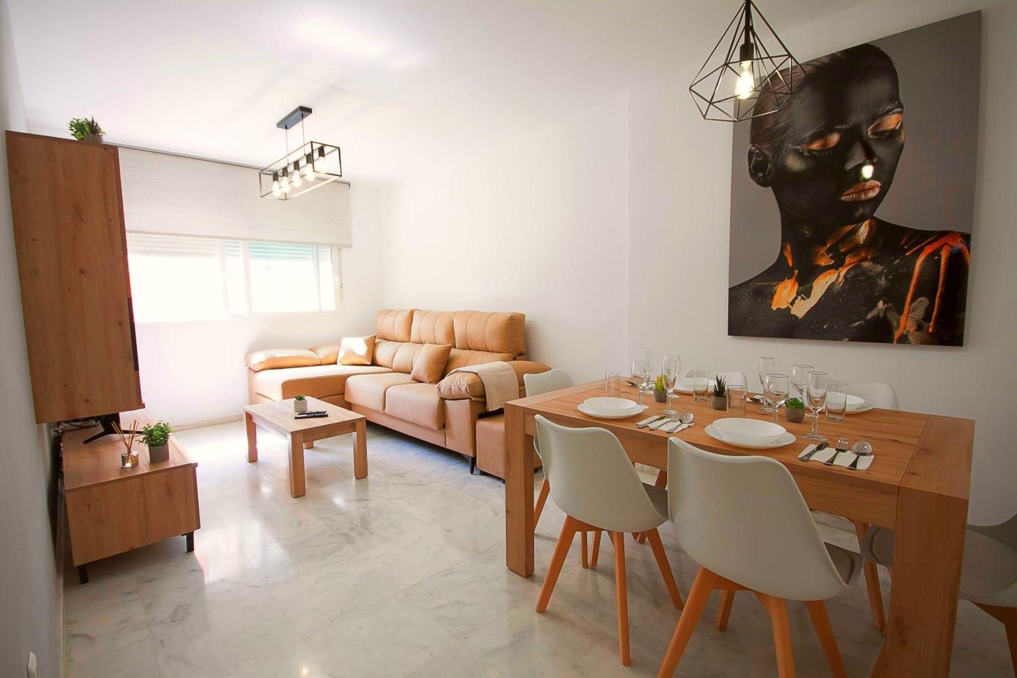 Ave Huelin 3Rooms Alojamiento Con Parking Y Ac Μάλαγα Εξωτερικό φωτογραφία