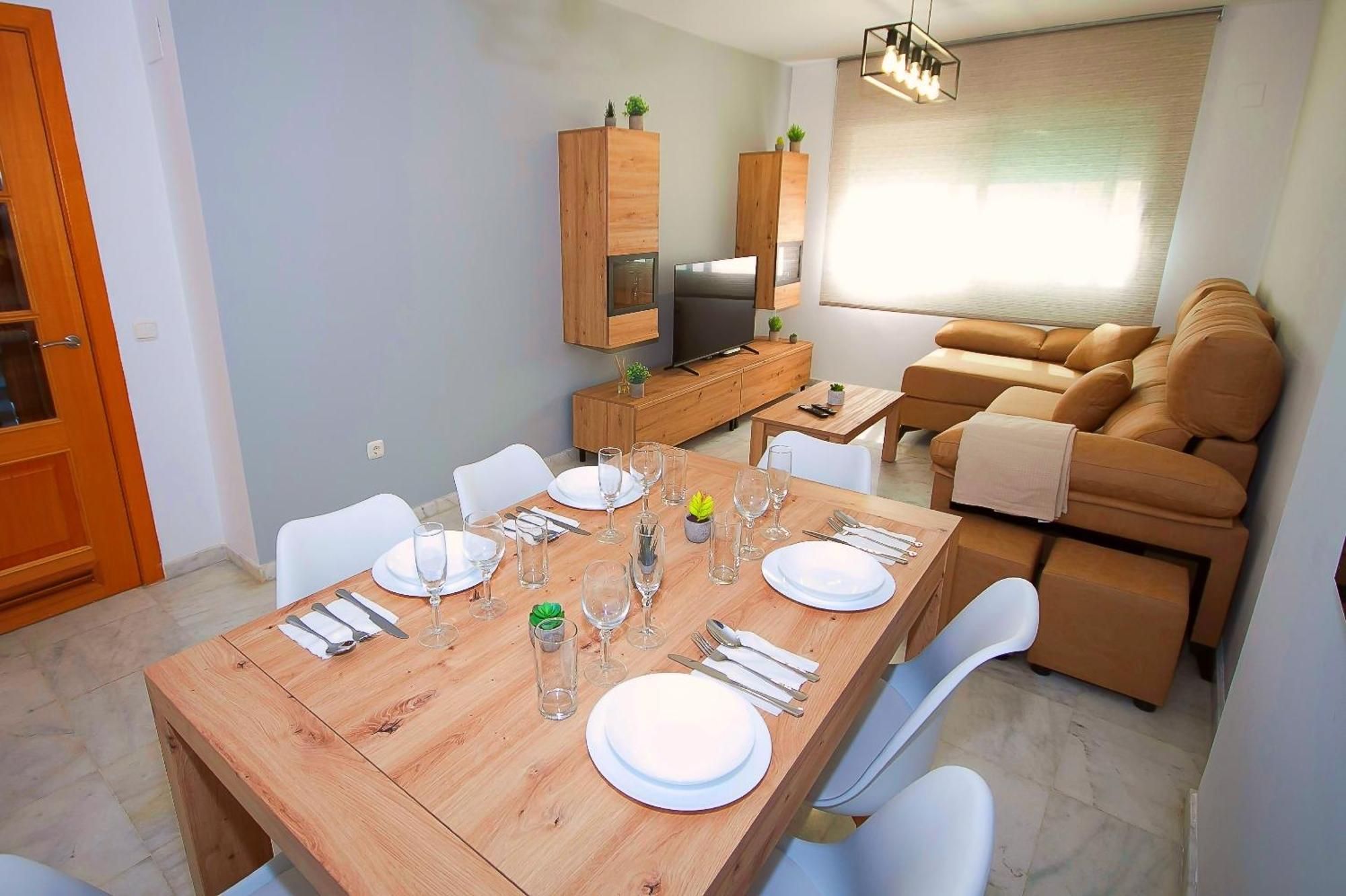 Ave Huelin 3Rooms Alojamiento Con Parking Y Ac Μάλαγα Εξωτερικό φωτογραφία